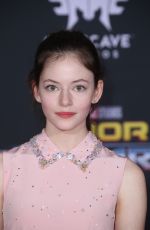MACKENZIE FOY at Thor: Ragnarok Premiere in Los Angeles 10/10/2017