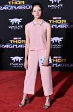 MACKENZIE FOY at Thor: Ragnarok Premiere in Los Angeles 10/10/2017