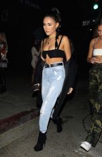 MADISON BEER Arrives at Drake’s Birthday Party in West Hollywood 10/23/2017