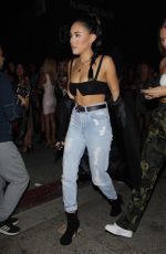 MADISON BEER Arrives at Drake’s Birthday Party in West Hollywood 10/23/2017