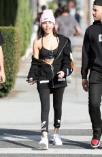 MADISON BEER Out at Santa Monica Blvd. in West Hollywood 10/12/2017
