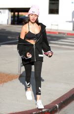 MADISON BEER Out at Santa Monica Blvd. in West Hollywood 10/12/2017