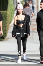 MADISON BEER Out at Santa Monica Blvd. in West Hollywood 10/12/2017