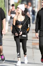 MADISON BEER Out at Santa Monica Blvd. in West Hollywood 10/12/2017