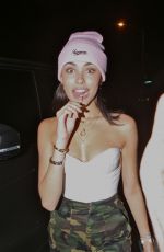 MADISON BEER Out for Dinner at Craig