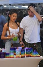 MADISON BEER Shopping at Vintage Flea Market in Hollywood 10/22/2017