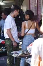 MADISON BEER Shopping at Vintage Flea Market in Hollywood 10/22/2017