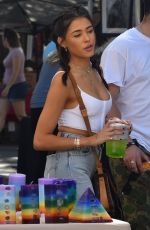 MADISON BEER Shopping at Vintage Flea Market in Hollywood 10/22/2017