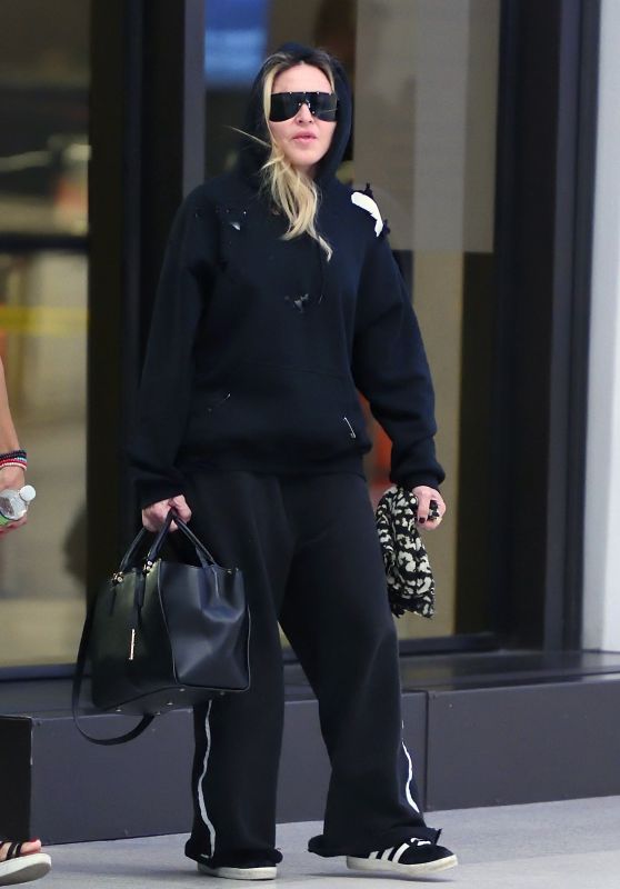 MADONNA at JFK Airport in New York 10/02/2017
