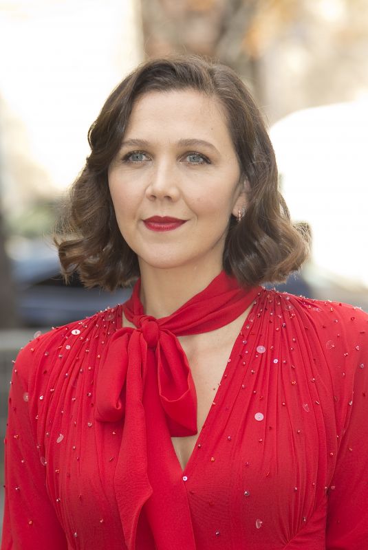 MAGGIE GYLLENHAAL at Miu Miu Show at Paris Fashion Week 10/03/2017
