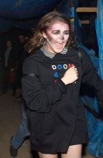 MAISIE WILLIAMS at The Walking Dead: Living Nightmare in Chertsey 10/26/2017