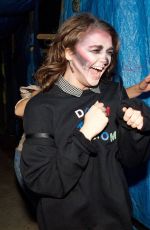 MAISIE WILLIAMS at The Walking Dead: Living Nightmare in Chertsey 10/26/2017