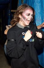 MAISIE WILLIAMS at The Walking Dead: Living Nightmare in Chertsey 10/26/2017