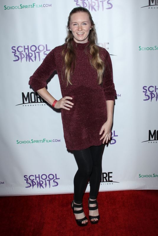 MALORIE MACKEY at School Spirits Premiere in Los Angeles 10/06/2017