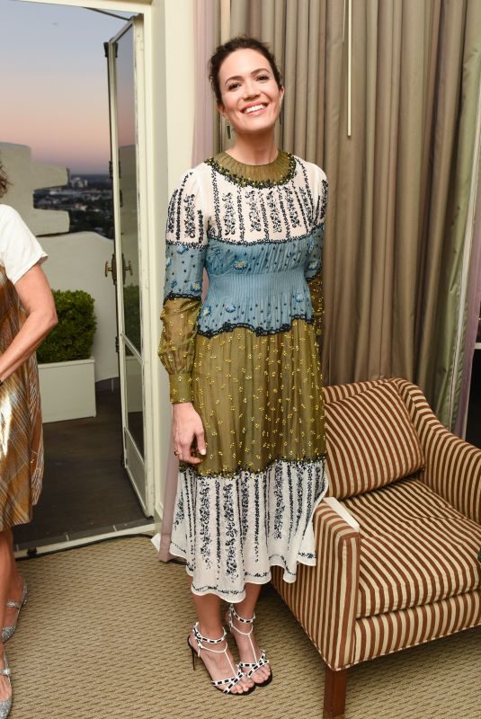 MANDY MOORE at Valentino and Instyle Cocktail Party in Los Angeles 10/22/2017