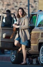 MANDY MOORE on the Set of This is Us in Los Angeles 10/24/2017
