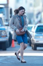 MANDY MOORE on the Set of This is Us in Los Angeles 10/24/2017