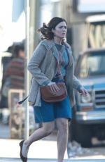 MANDY MOORE on the Set of This is Us in Los Angeles 10/24/2017