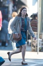 MANDY MOORE on the Set of This is Us in Los Angeles 10/24/2017