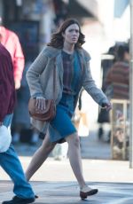 MANDY MOORE on the Set of This is Us in Los Angeles 10/24/2017