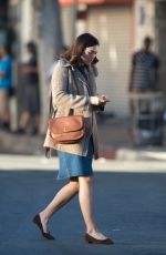 MANDY MOORE on the Set of This is Us in Los Angeles 10/24/2017
