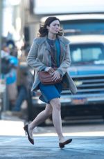 MANDY MOORE on the Set of This is Us in Los Angeles 10/24/2017