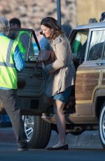 MANDY MOORE on the Set of This is Us in Los Angeles 10/24/2017