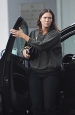 MANDY MOORE Out and About in Beverly Hills 10/28/2017