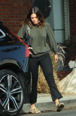 MANDY MOORE Out and About in Beverly Hills 10/28/2017