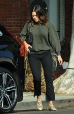 MANDY MOORE Out and About in Beverly Hills 10/28/2017