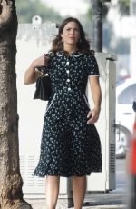 MANDY MOORE Out in Los Angeles 10/29/2017