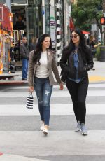 MARA TEIGEN and BRITTNY GASTINEAU Out Shopping in Beverly Hills 10/30/2017