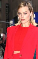 MARGOT ROBBIE Arrives at Good Morning America in New York 10/11/2017