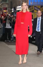 MARGOT ROBBIE Arrives at Good Morning America Studios in New York 10/11/2017