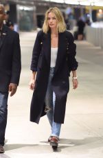 MARGOT ROBBIE Arrives at JFK Airport in New York 10/12/2017