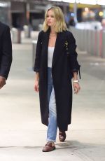 MARGOT ROBBIE Arrives at JFK Airport in New York 10/12/2017