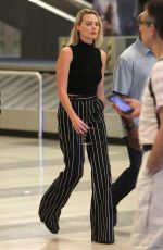 MARGOT ROBBIE at JFK Airport in New York 10/08/2017