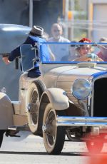 MARGOT ROBBIE on the Set of Dreamland in New Mexico 10/24/2017