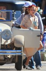 MARGOT ROBBIE on the Set of Dreamland in New Mexico 10/24/2017