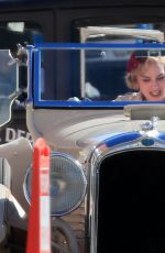 MARGOT ROBBIE on the Set of Dreamland in New Mexico 10/24/2017