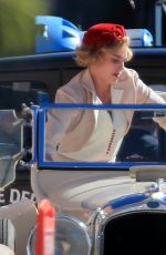MARGOT ROBBIE on the Set of Dreamland in New Mexico 10/24/2017