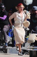 MARGOT ROBBIE on the Set of Dreamland in New Mexico 10/24/2017