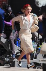 MARGOT ROBBIE on the Set of Dreamland in New Mexico 10/24/2017