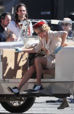 MARGOT ROBBIE on the Set of Dreamland in New Mexico 10/24/2017