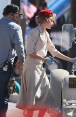 MARGOT ROBBIE on the Set of Dreamland in New Mexico 10/24/2017