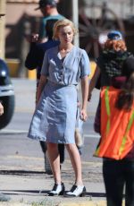 MARGOT ROBBIE on the Set of Dreamland in New Mexico 10/26/2017