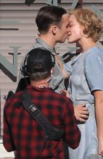 MARGOT ROBBIE on the Set of Dreamland in New Mexico 10/26/2017