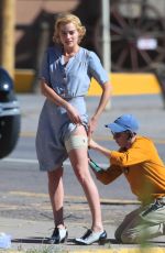 MARGOT ROBBIE on the Set of Dreamland in New Mexico 10/26/2017