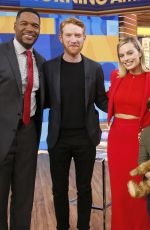 MARGOT ROBBIE on the Set of Good Morning America 10/11/2017