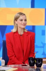MARGOT ROBBIE on the Set of Good Morning America 10/11/2017